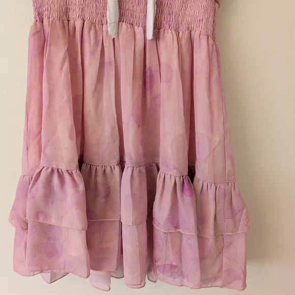 Allison New York Womens Small NWT Pink Dress Coquette Romantic Flirty Fairy - Picture 2 of 6